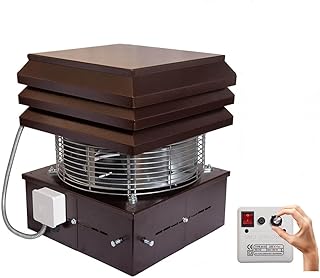 Gemi Elettronica Extractor de Humo Profesional con Regulador de 6 Velocidades para Chimenea y Barbacoa