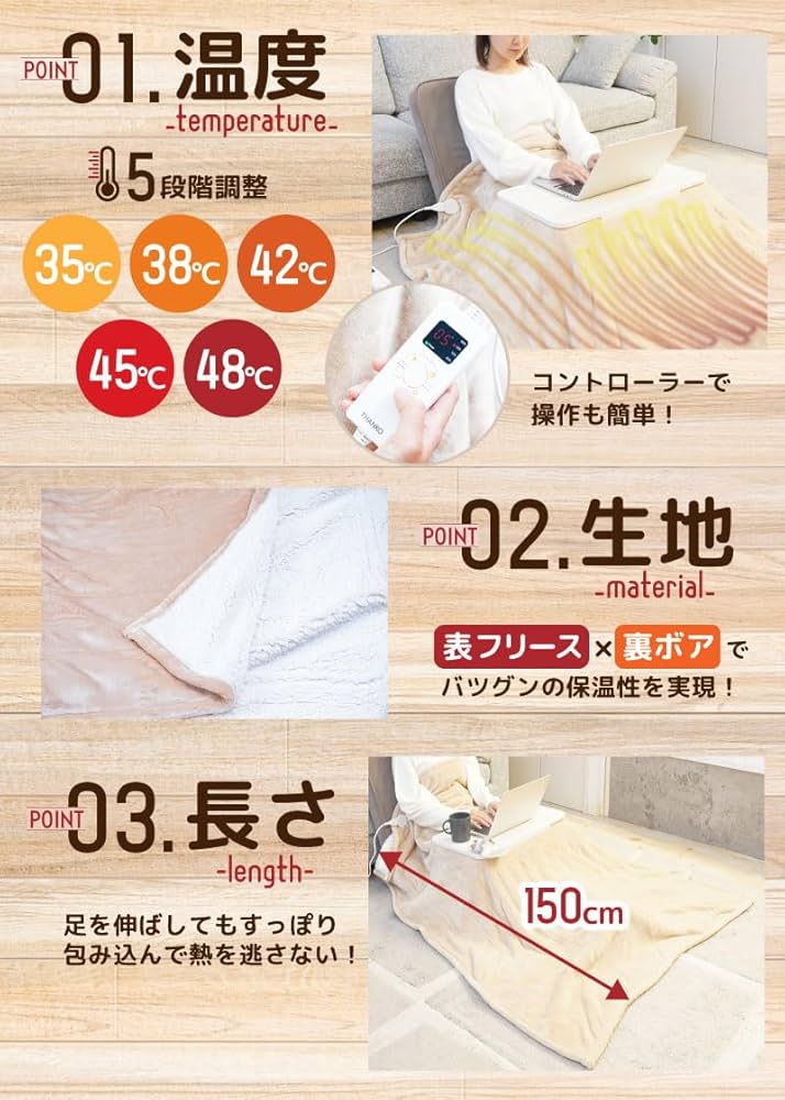 Amazon.co.jp : THANKO お手軽こたつ「ちょいこた」 TBKTKTSJU