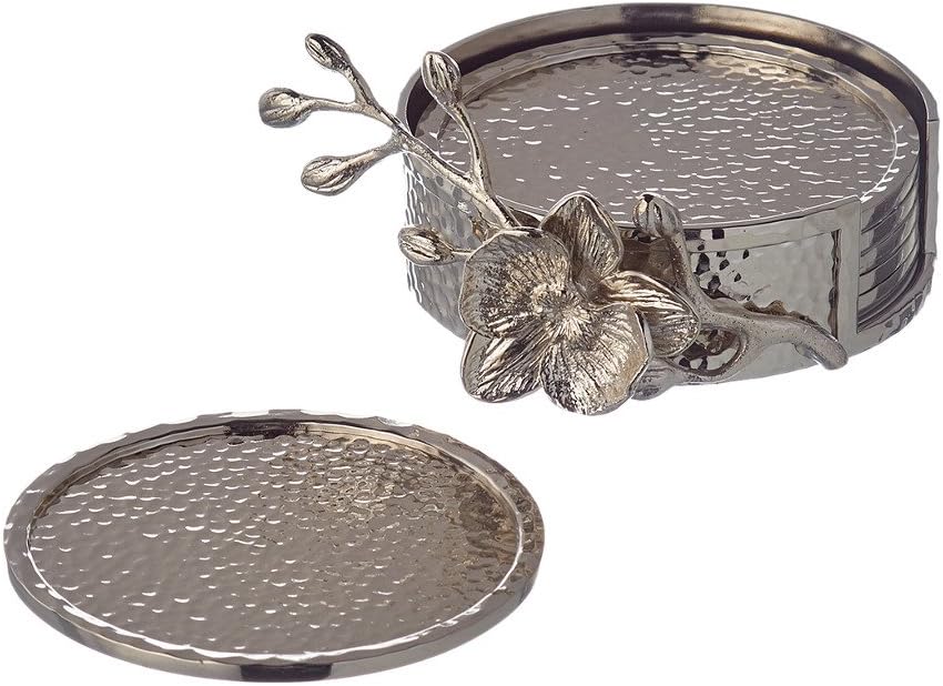 Michael Aram Orchid Drink Coaster Set, White