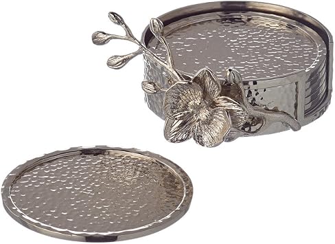 Michael Aram Orchid Drink Coaster Set, White
