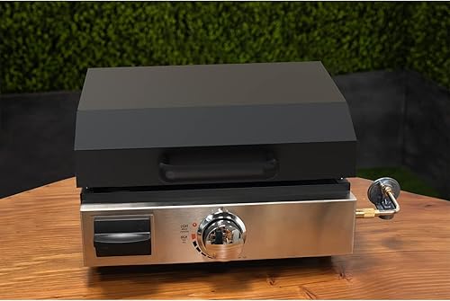 Miniatura 7 de Stanbroil Cubierta dura para Blackstone 17 pulgadas de grasa frontal de mesa, color negro