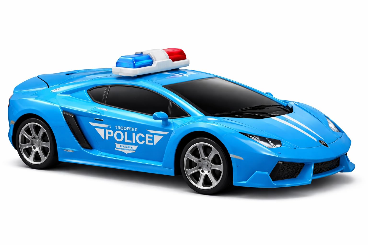 ミステリーアクション　ランボルギーニ　POLICE CAR Police Sports Car Toy with Lights and Sounds, Blue Trooper Police