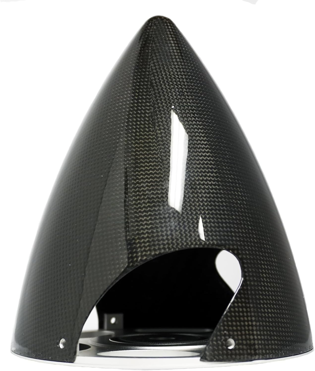 XOAR RC Carbon Fiber Spinner for 3-Blade Propeller Gas Fixed-Wing Model Airplanes (5 Inch, Tractor Wide Slot)…