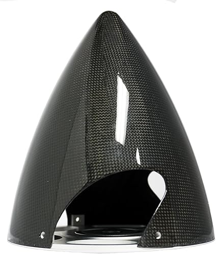 Miniatura 5 de XOAR Spinner de fibra de carbono para RC Gas modelo de ala fija aviones para 5 pulgadas 3-Blade Gas RC Planes Tractor Prop