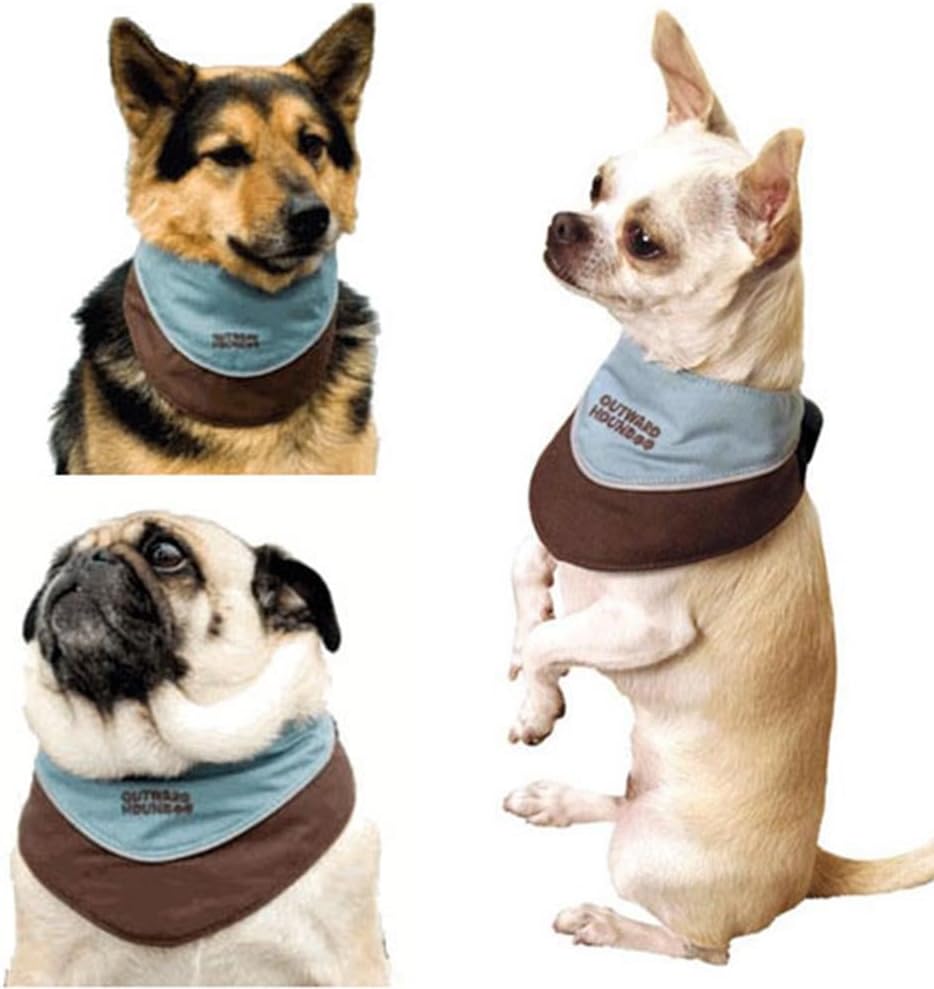 Outward Hound Kyjen Designer Cool-It Bandana, Large, Blue