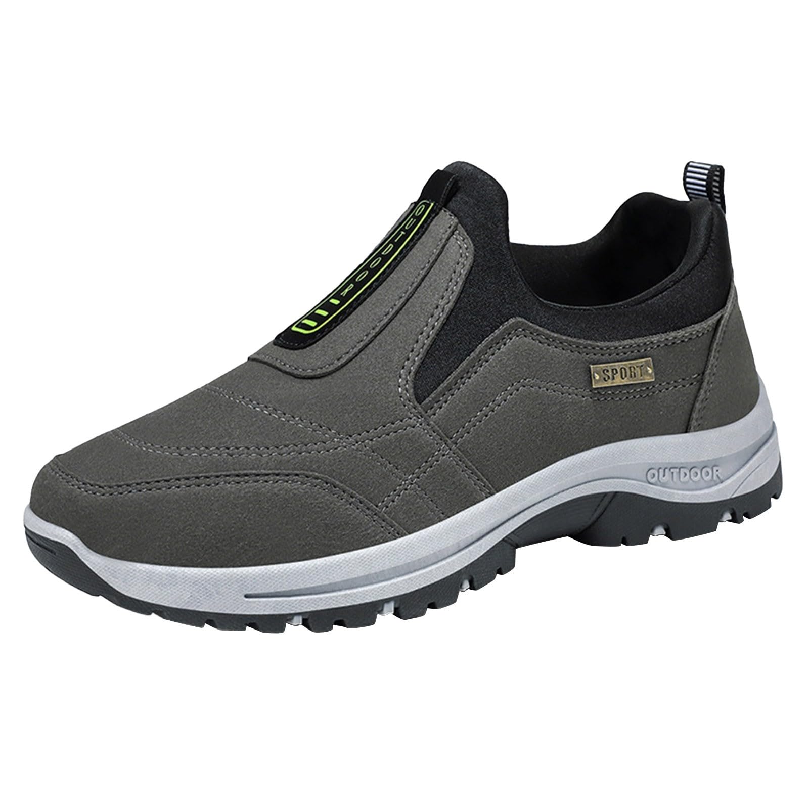 Scarpe da Trekking da Uomo, Sneaker Casual da Uomo Senza Lacci, Impermeabili, Antiscivolo, Comode, da Ginnastica, da Jogging, Comode, Casual, Scarpe da Escursionismo Arrampicata Sportive All'Aperto