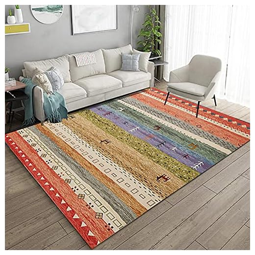 jia cool Monaco Series Tapete moderno boêmio multicolorido envelhecido para sala de estar 40 x 60 cm Persa Pérsia/5