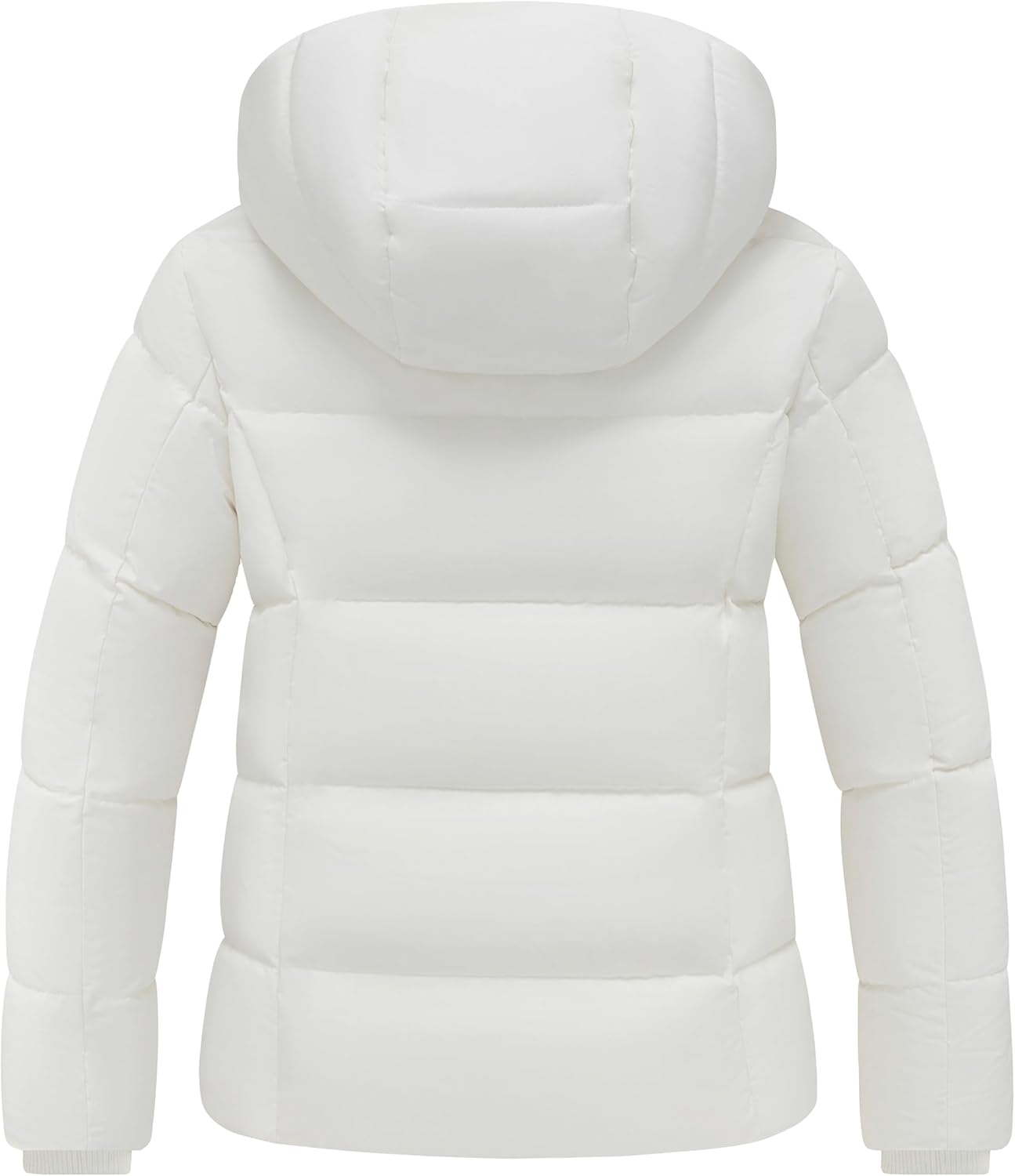 Skieer Women's Quilted Winter Coat Waterproof Ski Puffer Jacket Warm Parka with Detachable Hood