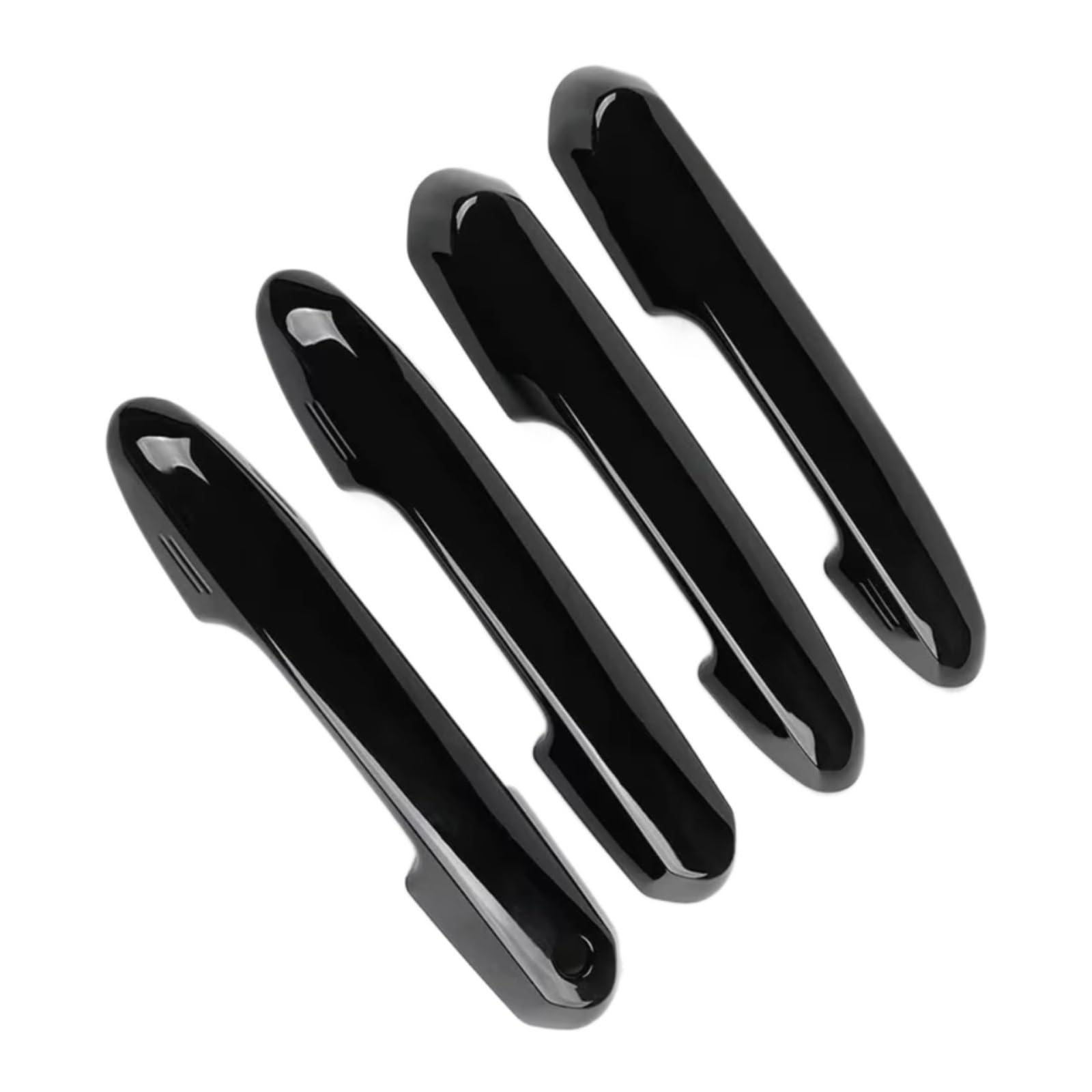 Qdzvalumv Black-4Pcs Car Door Handles Cover Shell Compatible With Toyota For Rav4 For Wildlander 2020-2024 Car Door Handle Cover Scratch Protective Accessories Front Rear Set(Black-4Pcs)