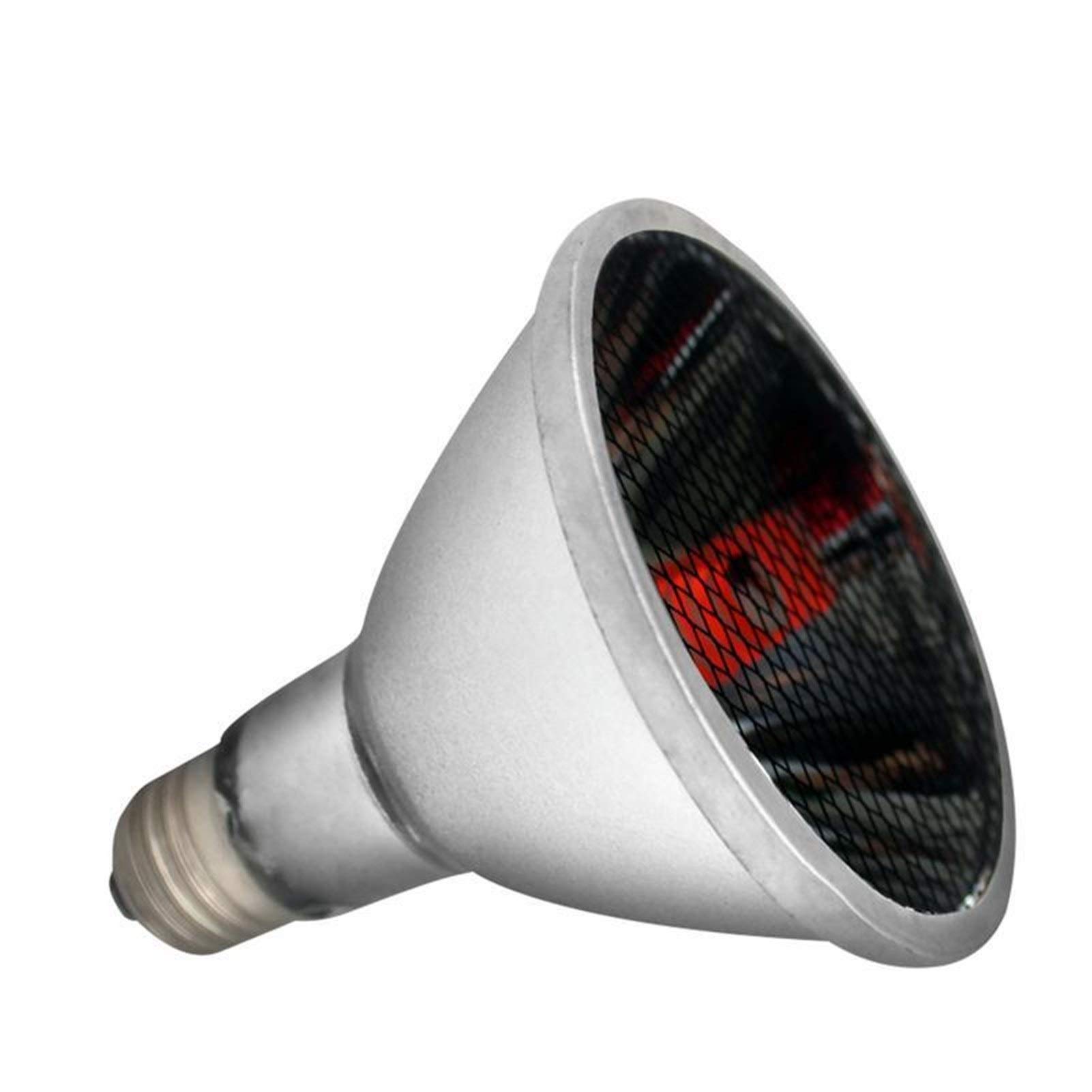 Chauffe-mains Chauffage rapide Reptile infrarouge lointain chauffage lampe Sun Dome Lampe Reptile Terrarium Tortue Lézard lumière chaude lampe en céramique (Color : 60w)