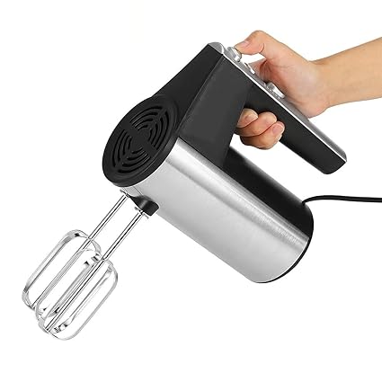 PITOXY Egg Beater/ 500W High Speed with 5 Speed Control Beater/Hand Mixer/Electric Blender & Whisker