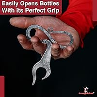 Vista 5 de Hierro Forjado A Mano Medieval Abridor de botellas