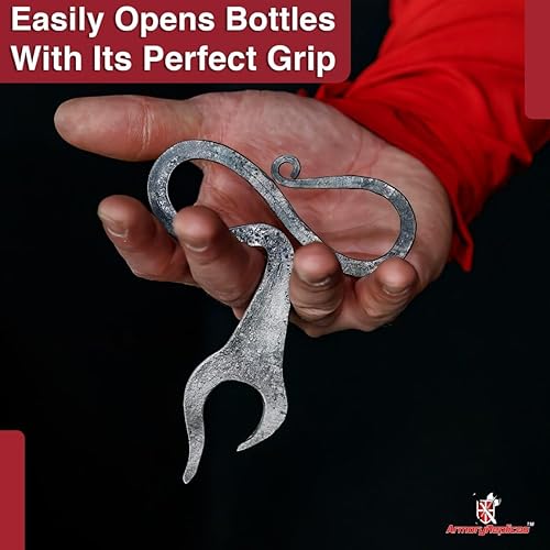 Miniatura 5 de Hierro Forjado A Mano Medieval Abridor de botellas
