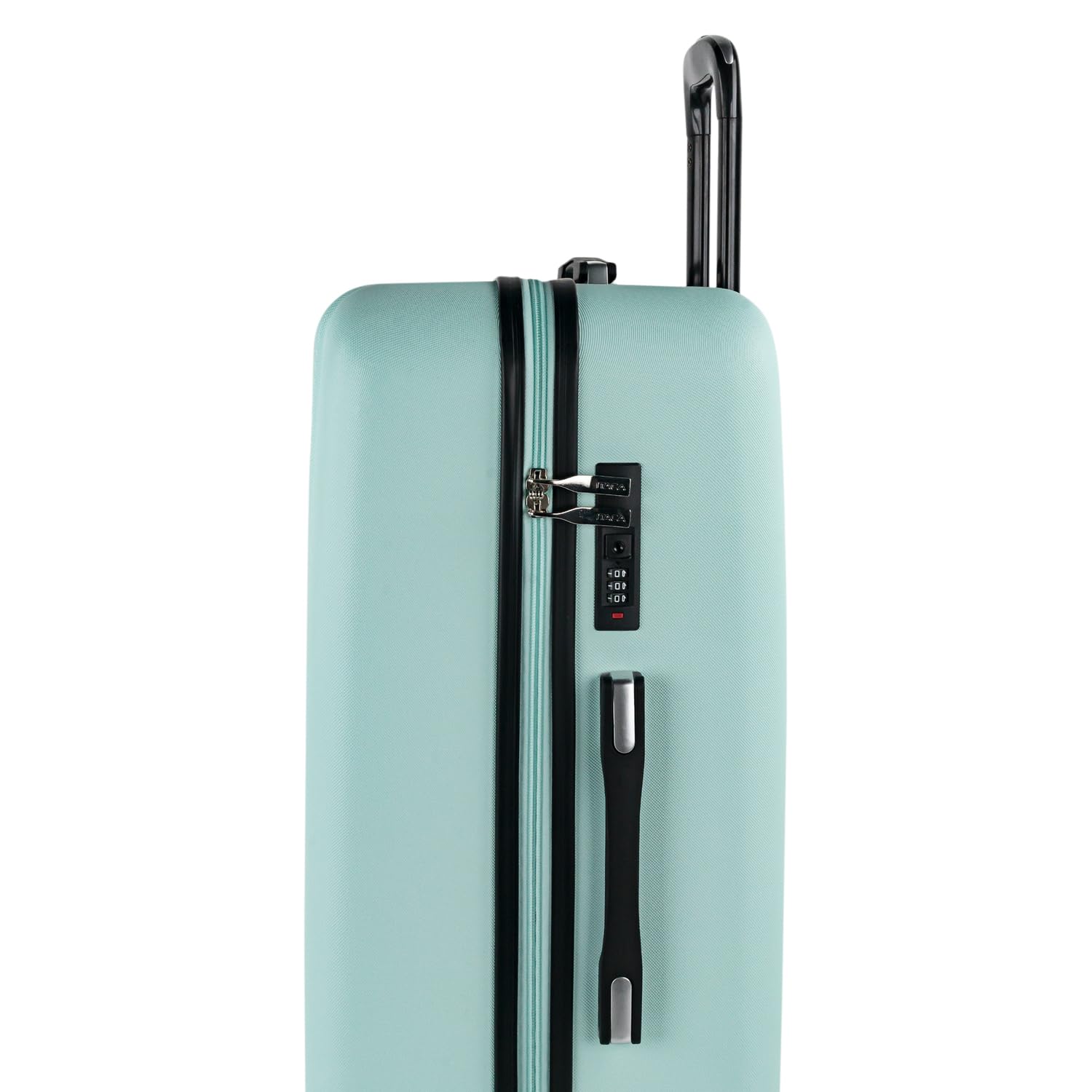 ITACA - Maletas Grandes De Viaje Rígidas Ligeras con 4 Doble Rueda 360° Maleta Grande 23 Kilos Alta Resistencia Maleta XL Duradera, Verde Menta — view 8