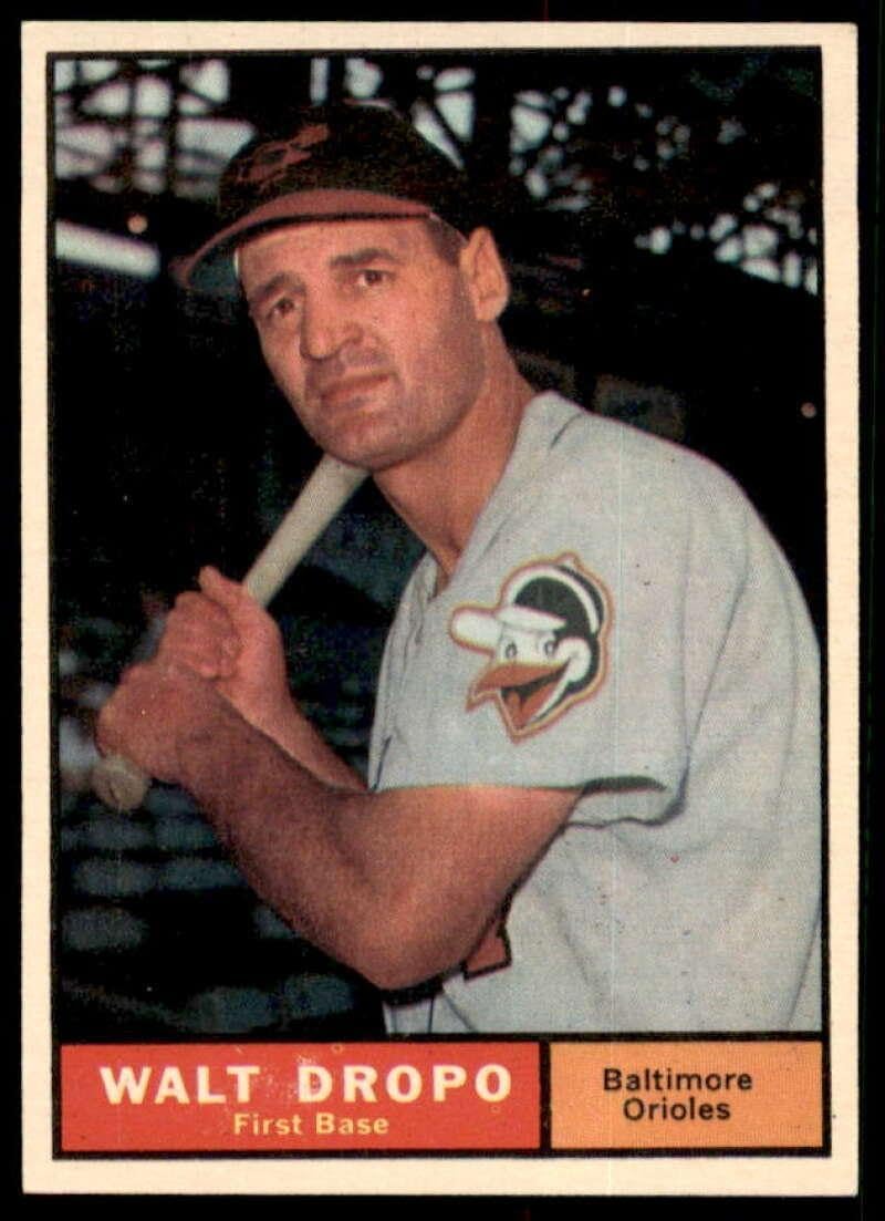 Walt Dropo Card 1961 Topps #489 - Slabbed Baseball Cards