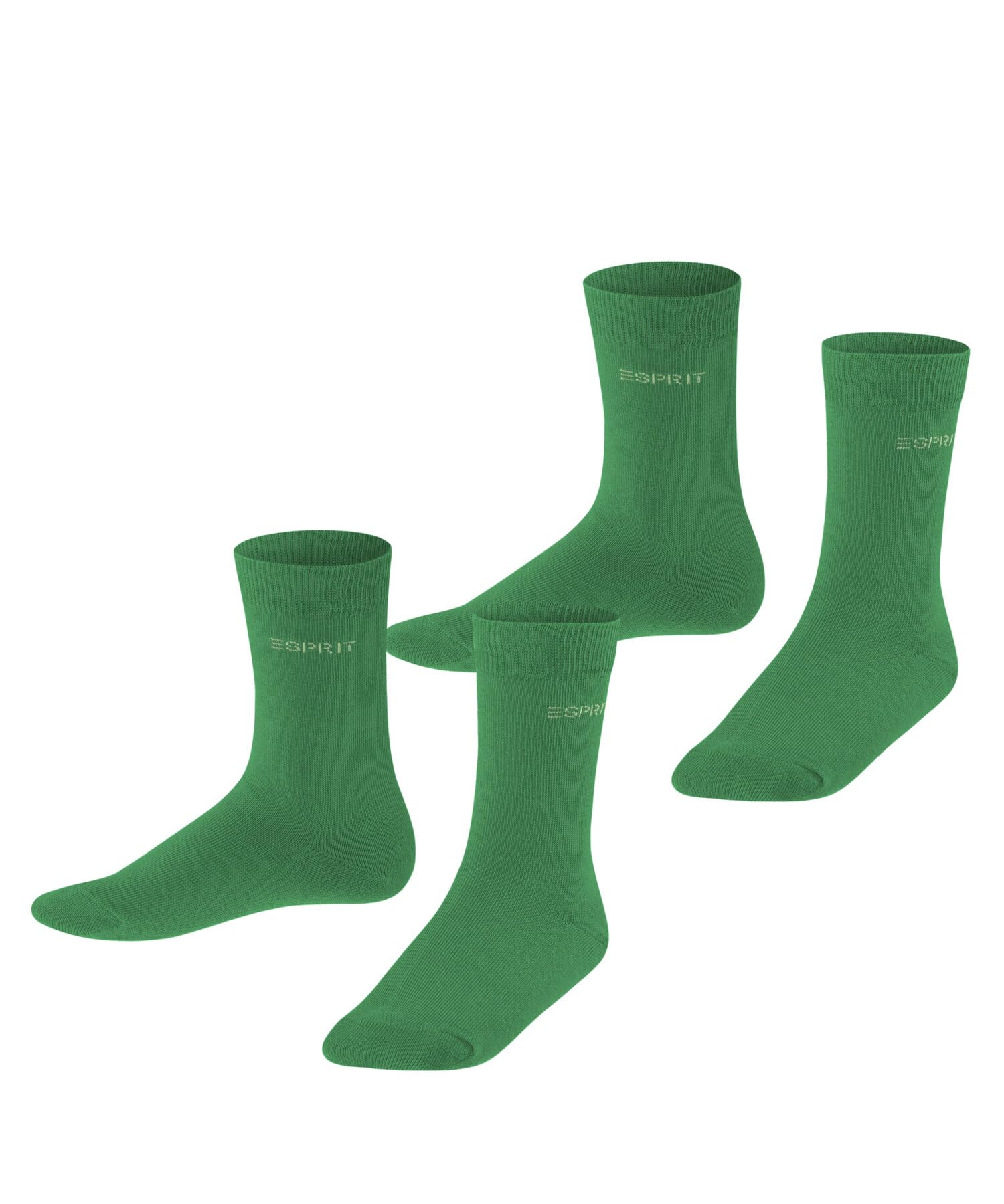 Esprit unisex niños Foot Logo 2-Pack calcetines transpirable sostenible ecológico algodón refuerzo resistente costura plana suave para dedos sin presión lisos 2 pares