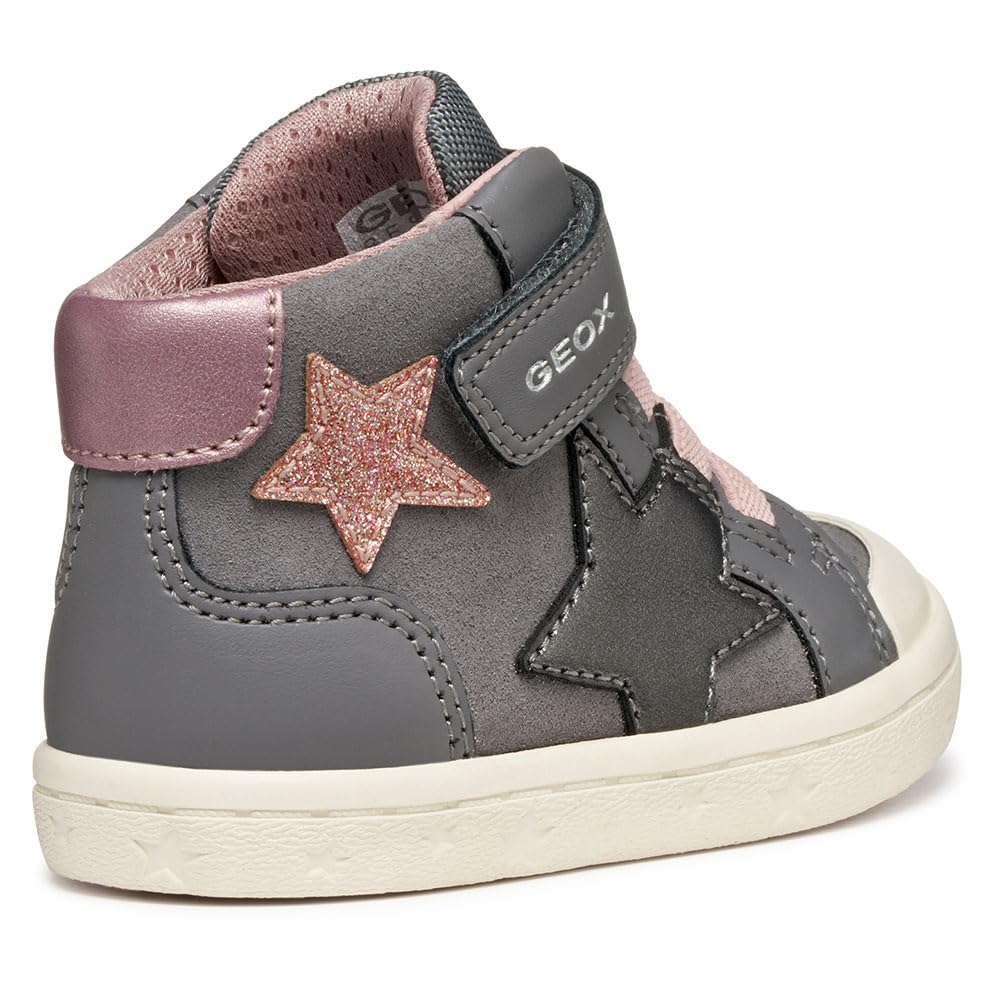 Geox B Gisli Girl, Zapatillas Bebé-Niñas