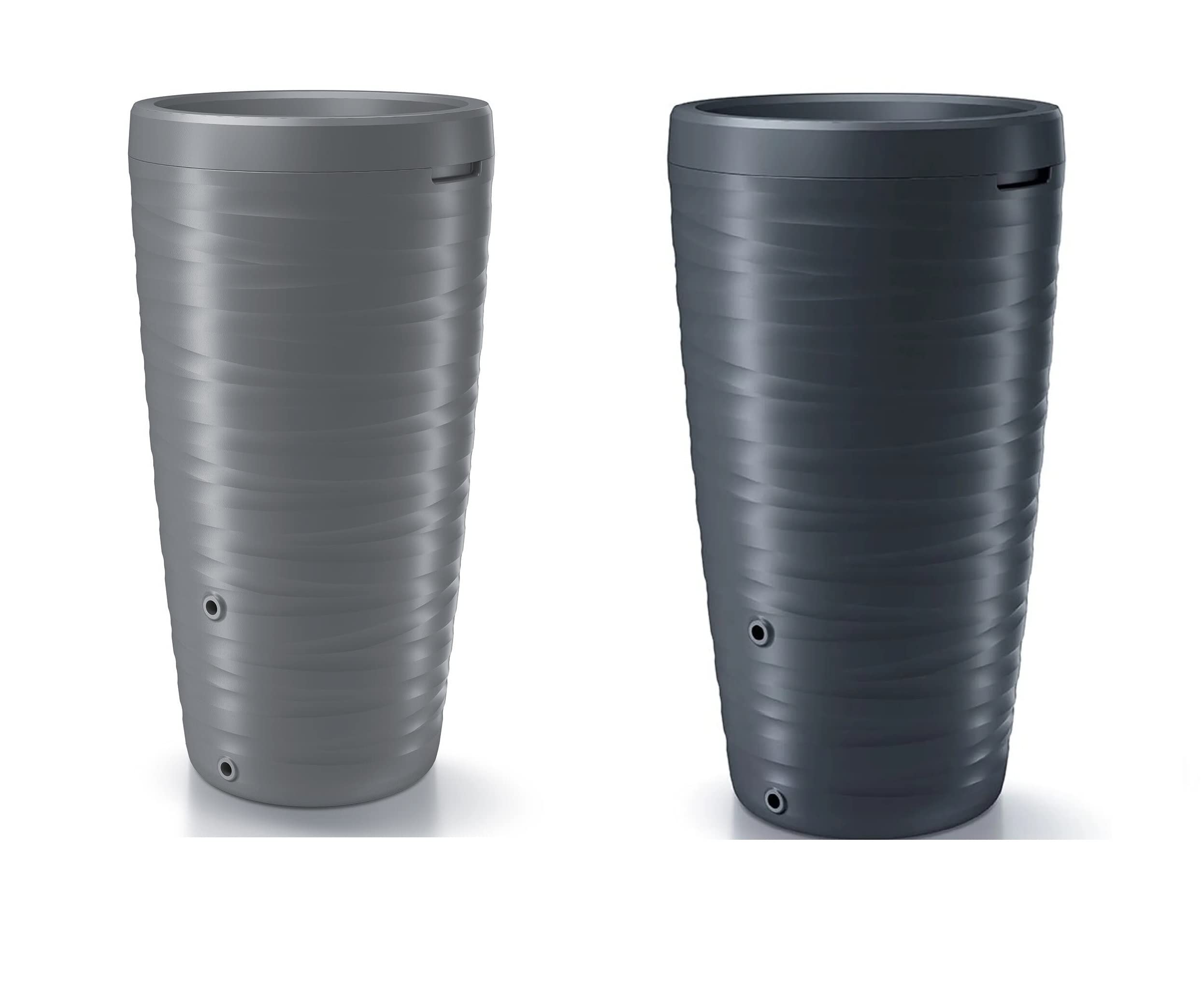 Rainwater tank Water butt Collection Storage Harvesting 240L + connections Maze (Anthracite)