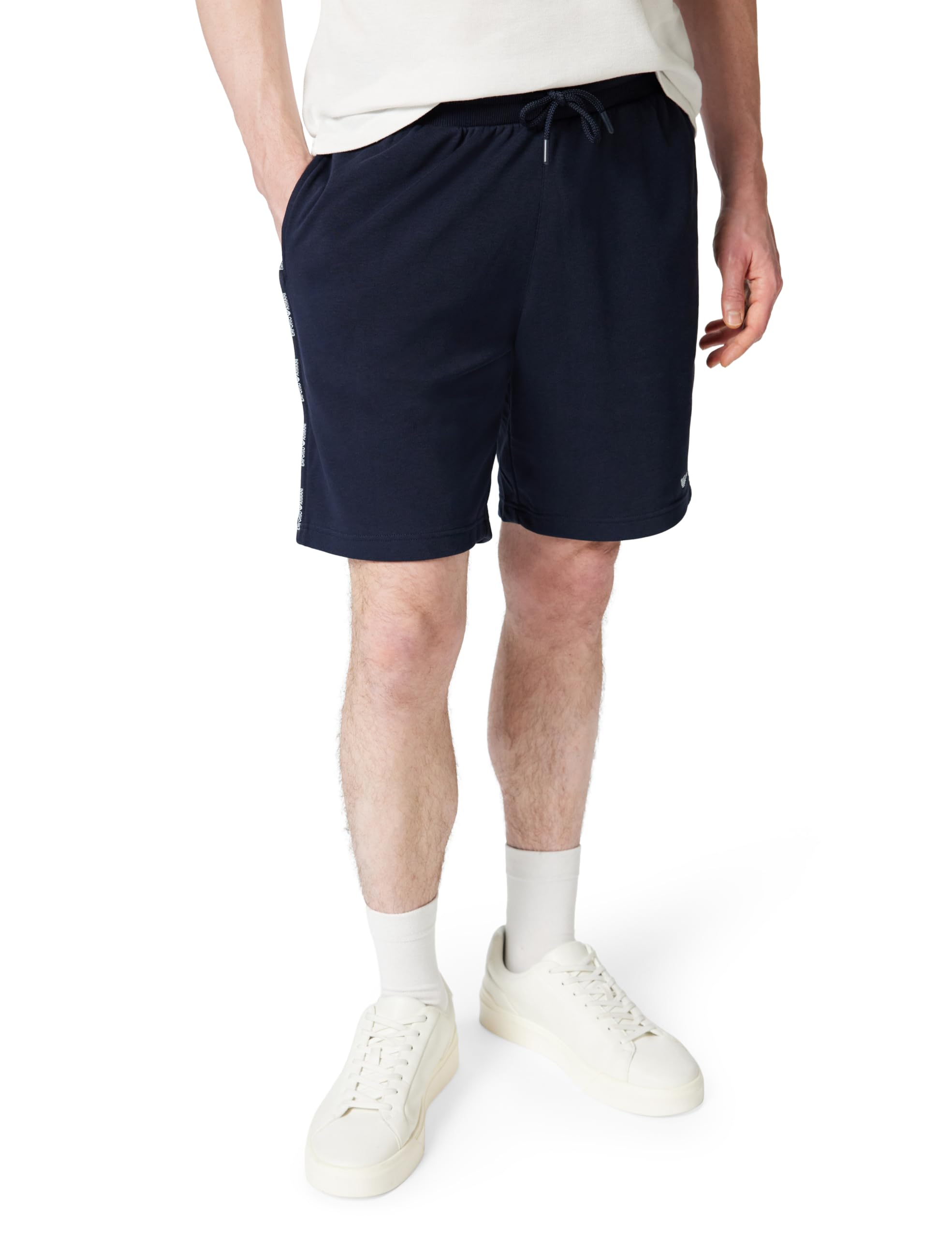 EMPORIO ARMANI Bermuda Shorts Jogginghose, Armani-Blau, M Herren