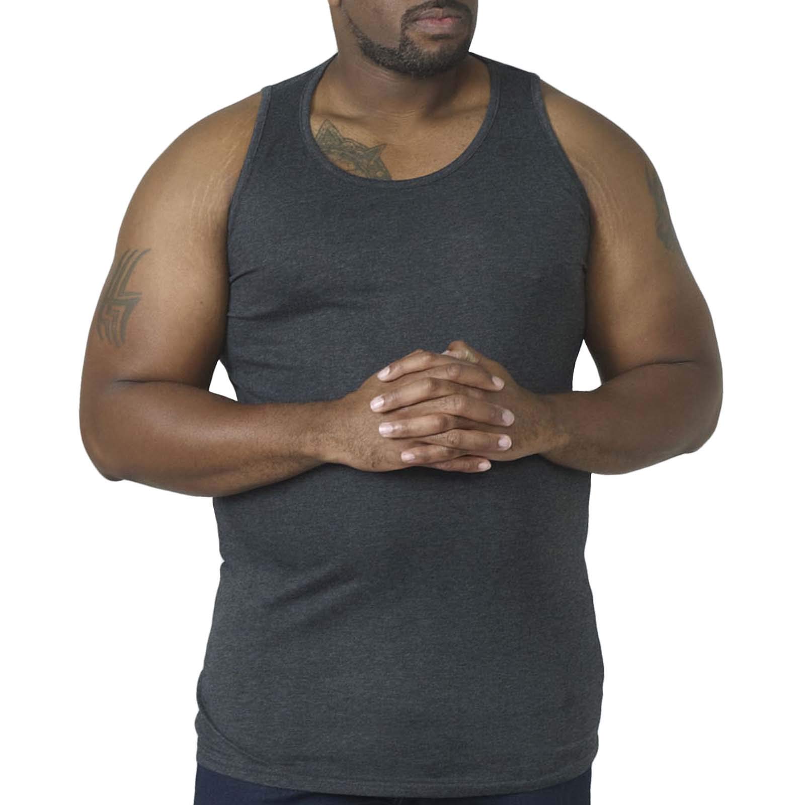 D555 Fabio-Charcoal Muscle Vest-4XL