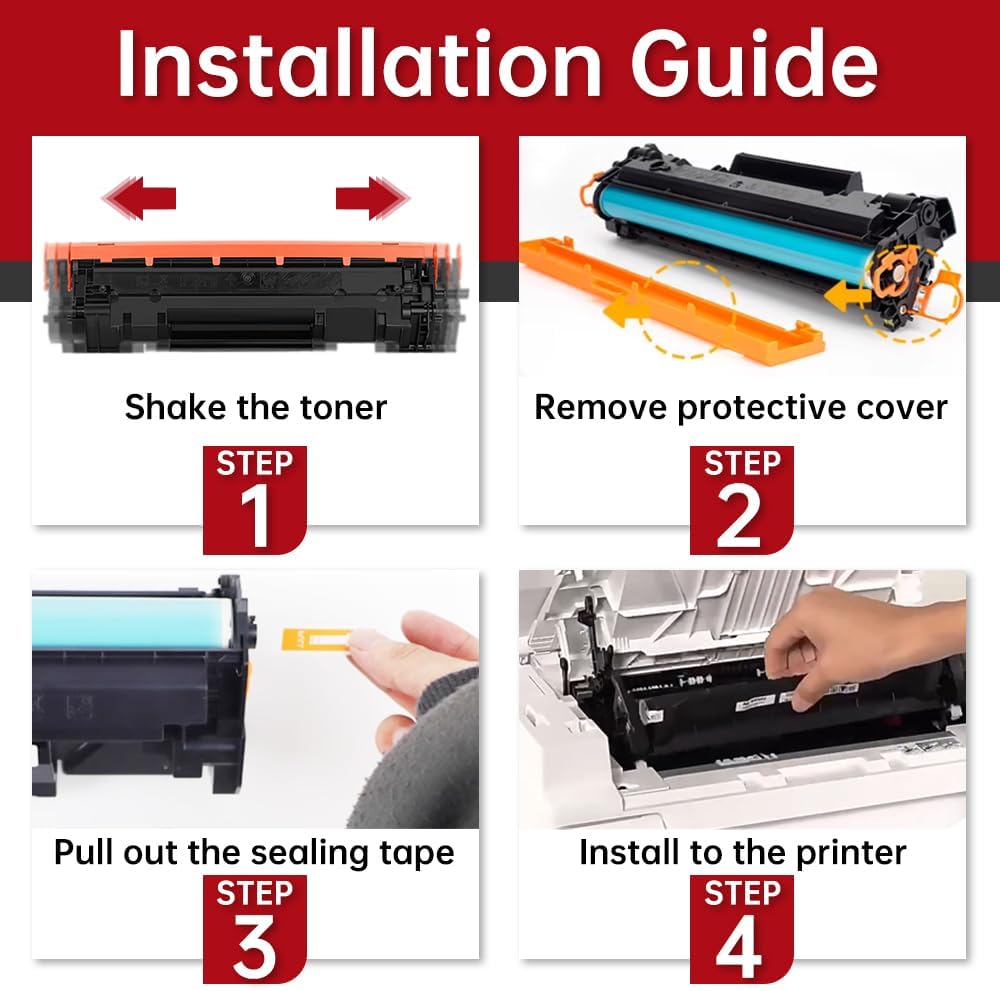 TN635XL High Capacity Toner Cartridges 5500 Pages, 4 Pack Compatible with Brother tn635 tn635xl | HL-L8430CDW,HL-L8430CDWT,HL-L8570CDW,MFC-L8730CDW,MFC-L8930CDW,MFC-L8970CDW,MFC-EX575 Printers