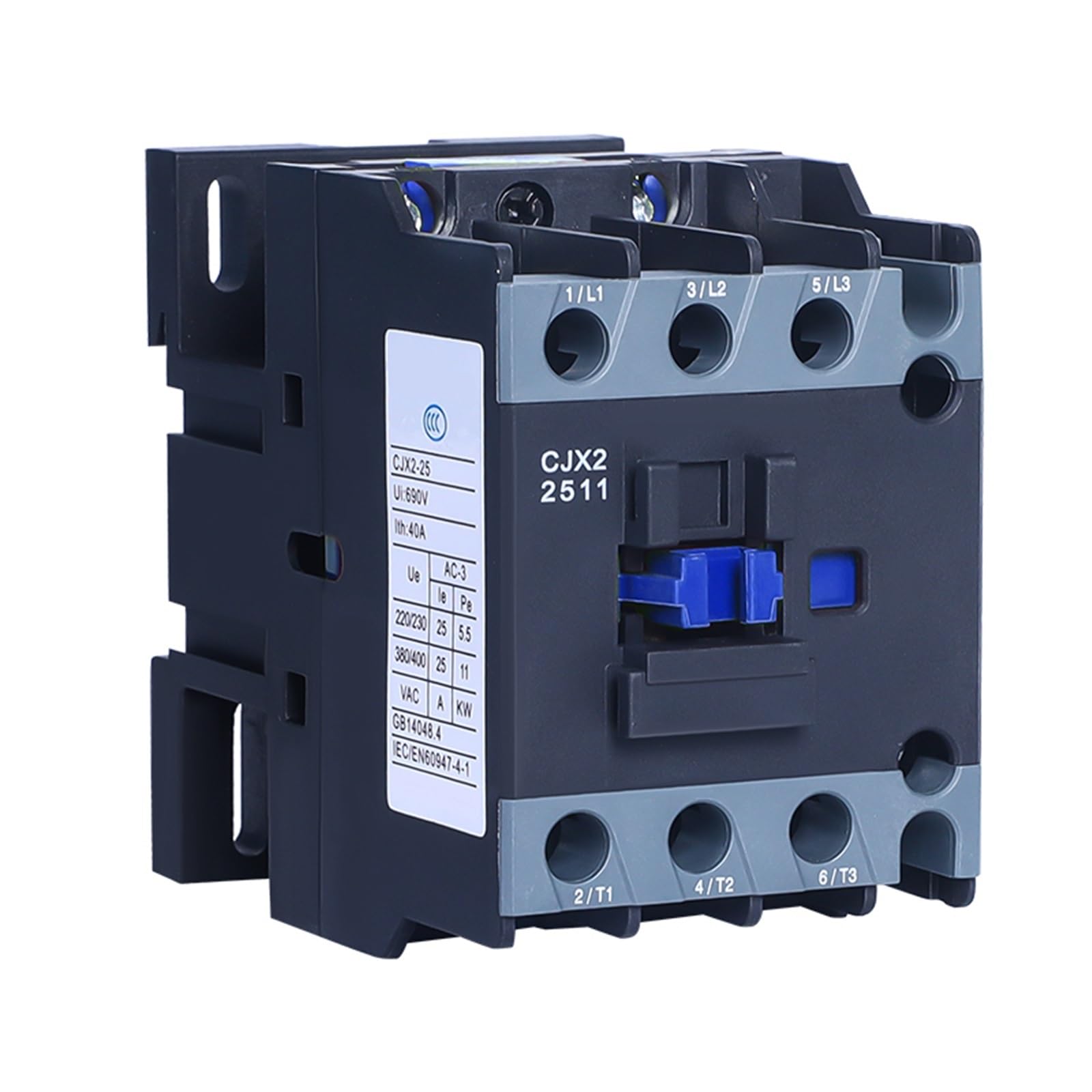 JJHQOKYNA Household AC Contactor 6511 8011 9511 1Pcs(8011,1NO1NC-380V)