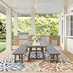 Nuloommoniquefloralindooroutdoorarearug5x8multi  Urban Country Home Decor Nuloom monique floral indooroutdoor area rug 5×8 multi  urban country home decor