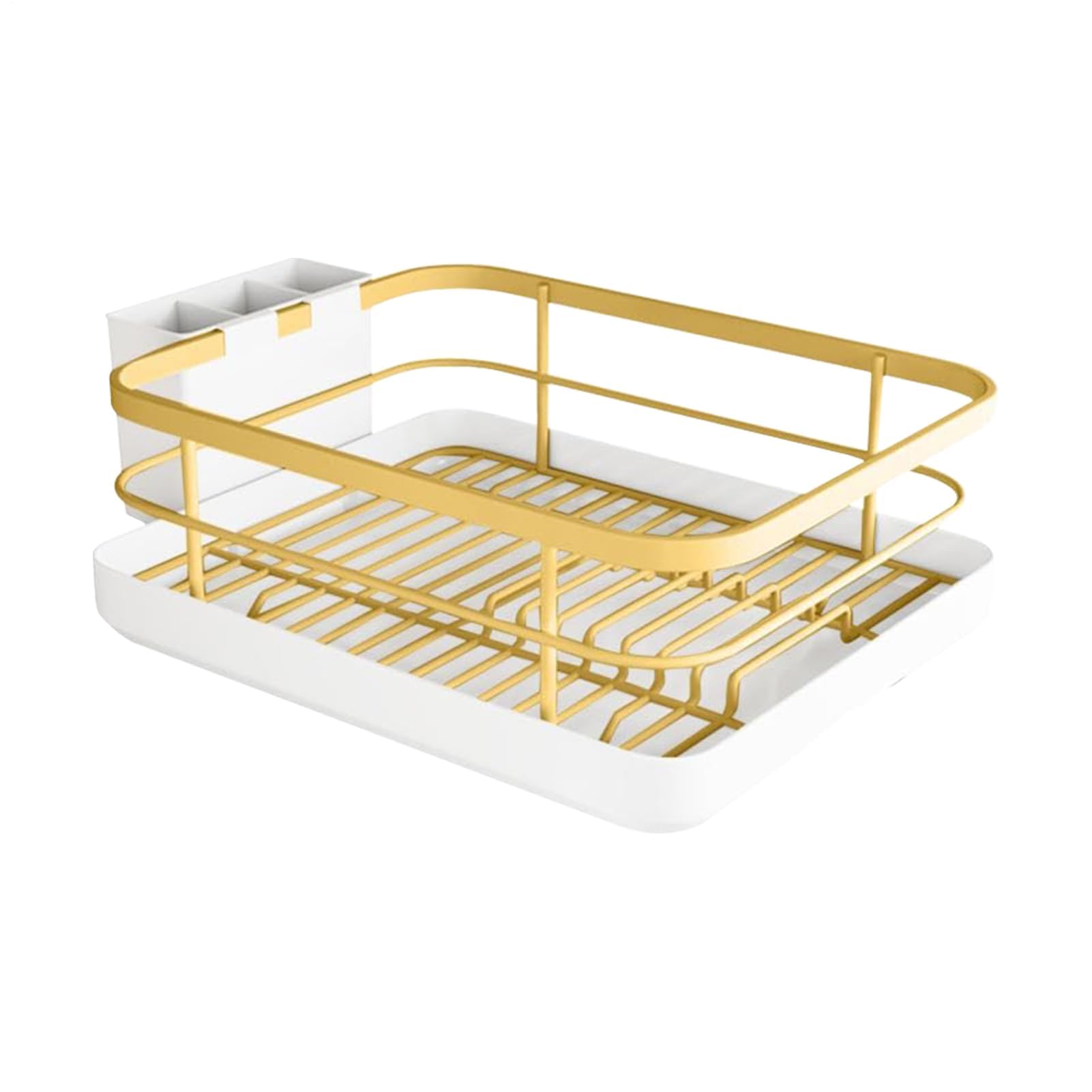 Platzsparendes Abtropfgestell mit Abtropffläche - Kaktus Design Geschirrtrocknung für Küche Indoor Home Familie Regal und Schrank Lagerung