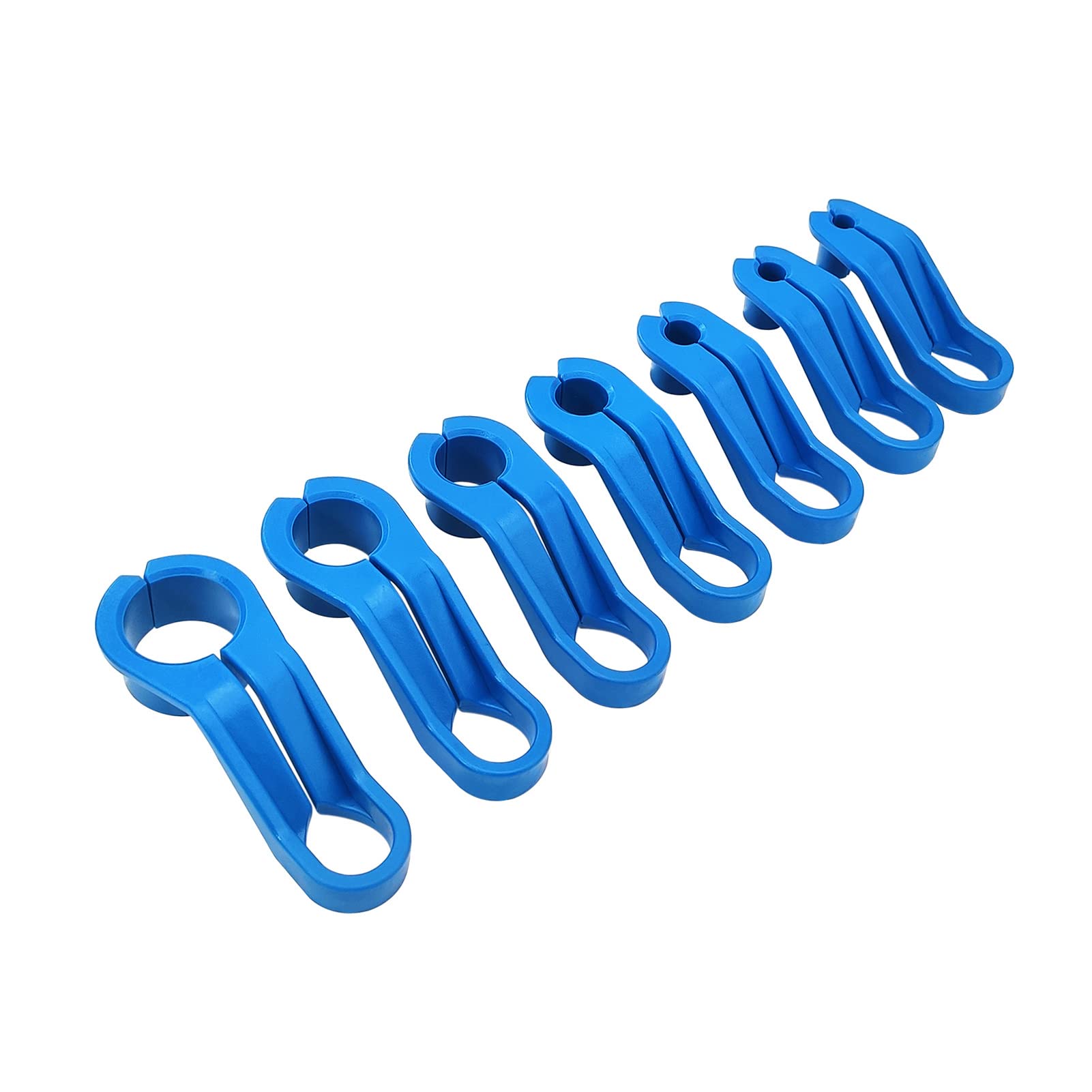 7PCS AC Fuel Line Disconnect Tools Fuel Line Angled Disconnect Tool Set Blue Replacement for Ford and Chrysler
