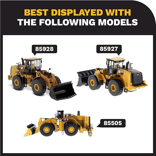 Miniatura 7 de Diecast Masters Cargador de ruedas compacto Caterpillar 906M a escala 1:50 | Camiones Cat y equipos de construcción de la serie High Line Modelo