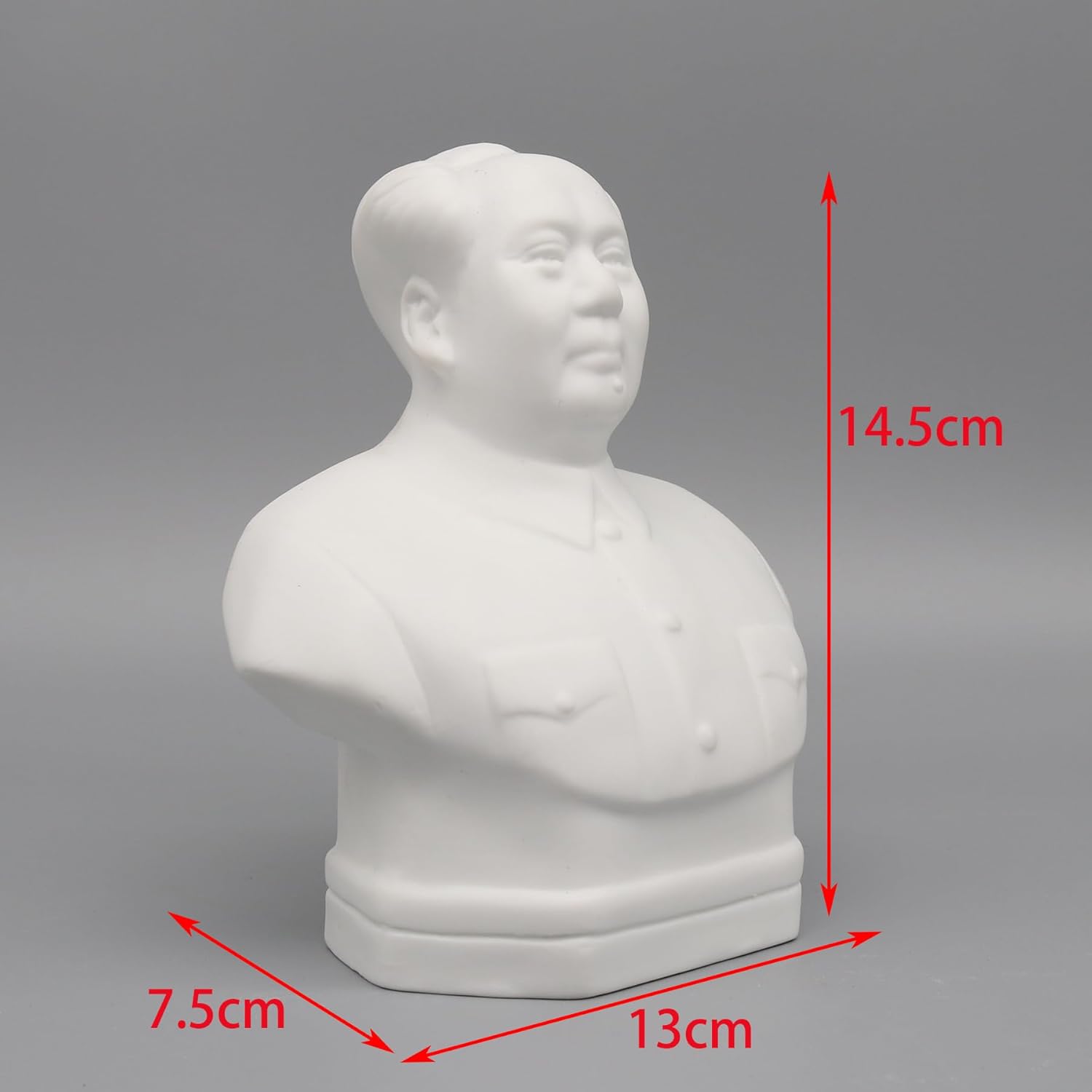 Eastern tide Chairman Mao, Ceramic Bust