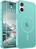 Vista 156 de SUPFINE - Funda magnética para iPhone 11, apta para MagSafe (protección contra caídas de grado militar, 10 pies), delgada, translúcida, a prueba