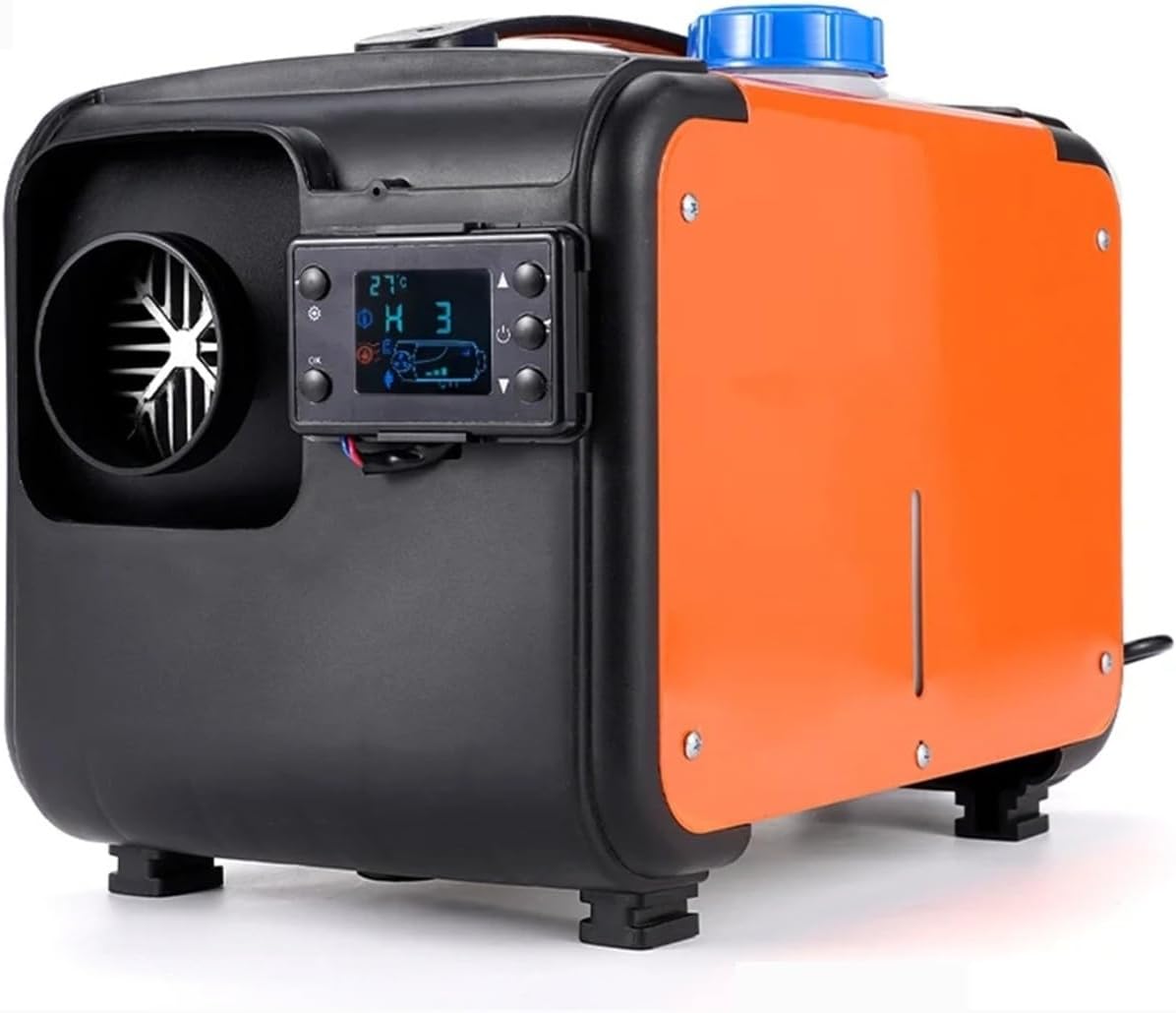 12V 24V 220V Universal 2-8KW 3-in-1 Diesel Parking Heater Air With Silencer Remote Control Compatible with Cars RV Camper