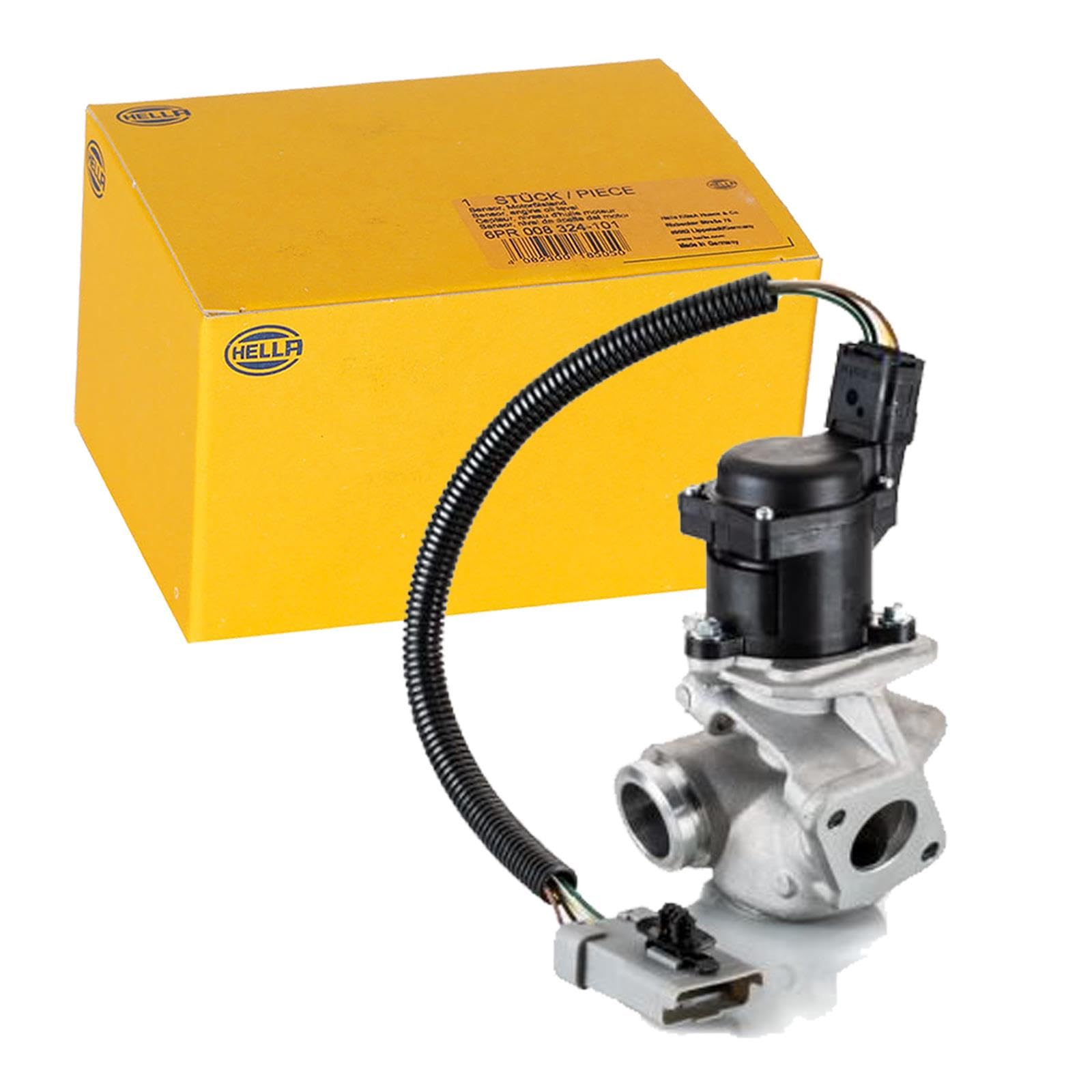 HELLA 6Nu 010 171-781 Vanne Egr - Électrique - 5Pôle - Avec Joint D'Étanchéite/Avec Jeu De Câbles