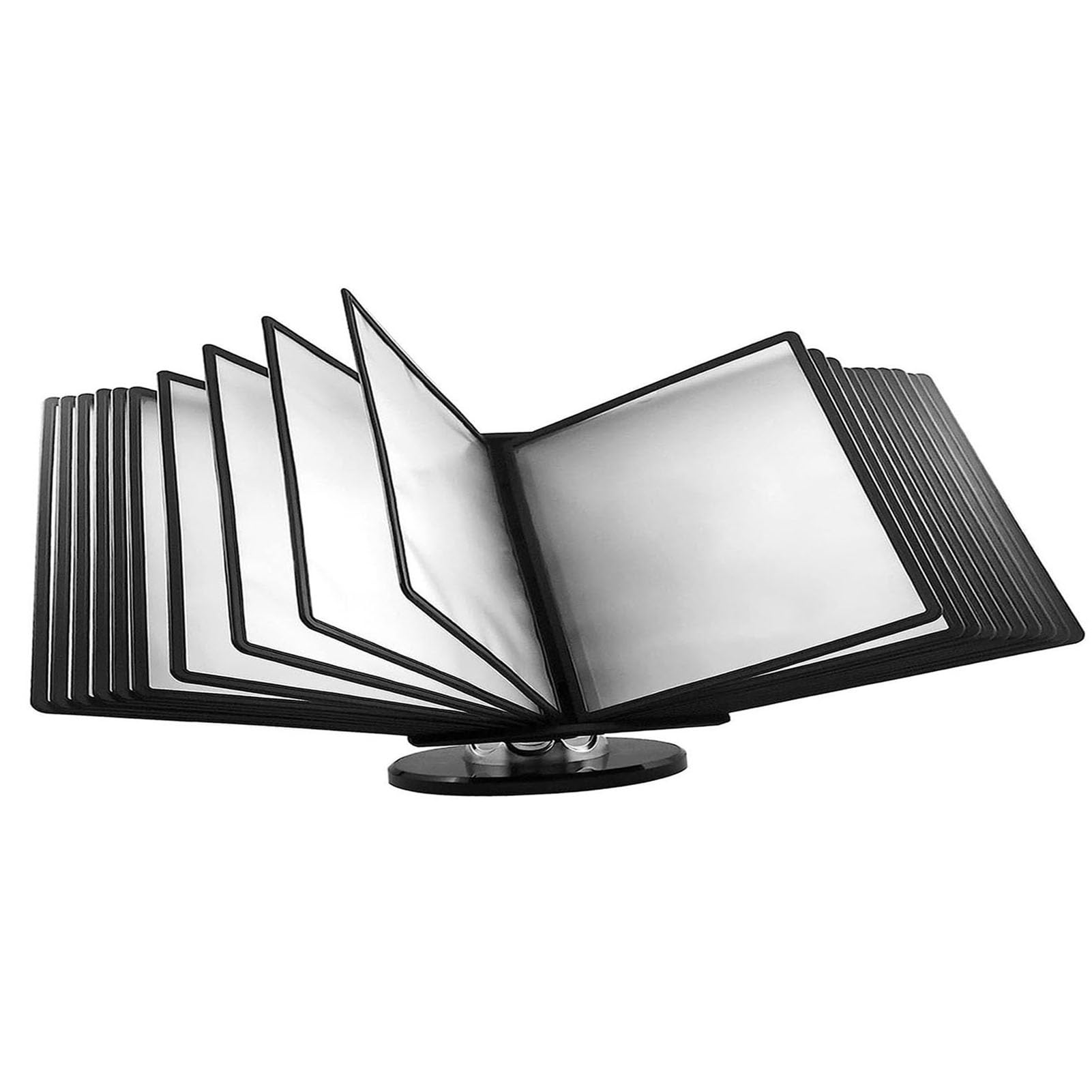 HTTGDGDH Page-Turning Folder, Double-Sided Panels, Durable Reference Stand Desktop, Wall Mount Organizer,size_name-20 pages