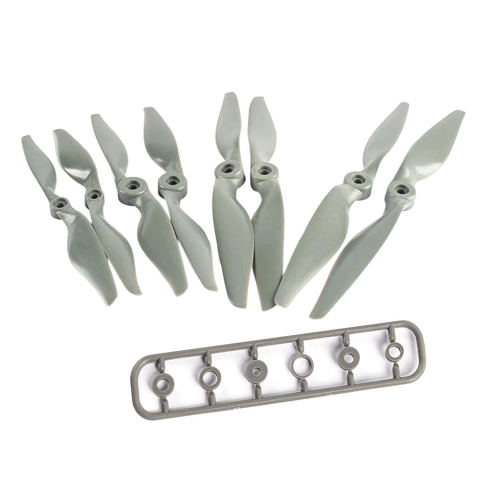 7x5 8x6 9x6 10x7Inch Direct Drive Propellers CW CCW | For RC Drone Airplane Glider, Comes with Adapter Rings - Gray(Style5)