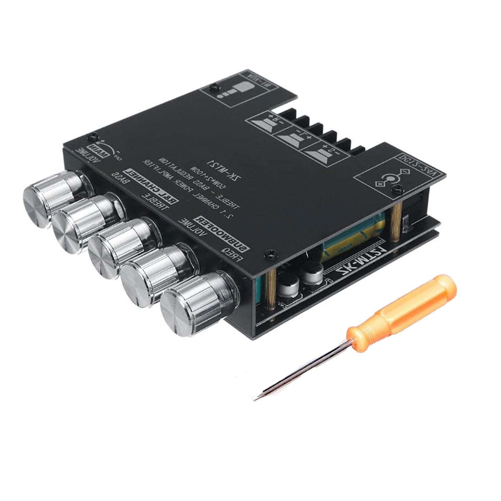 GERUI Modulo Amplificatore Audio ZK-MT21 2.1 Canale Scheda Amplificatore di Potenza Digitale Bluetooth