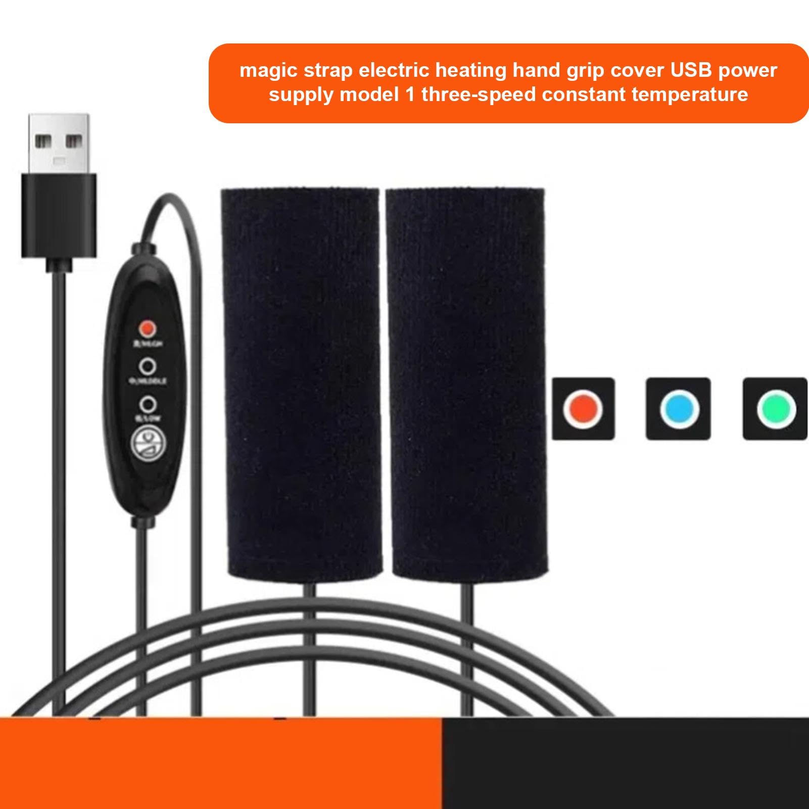 Verwarmingshandgreepafdekking USB 5V 3 Snelheden Temperatuuraanpassing Stuurhoes voor Motorfiets Elektrische Fiets-scooter Verwarmingshandgreepafdekking USB 5V 3 Snelheden Temperatuuraanpassing Stuurhoes voor Motorfiets Elektrische Fiets-scooter
