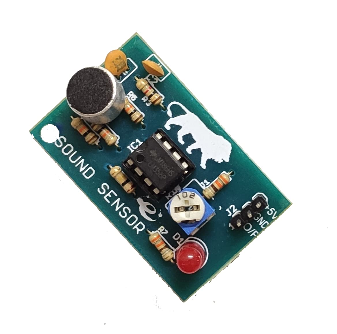 Embeddinator's Microphone Sound Sensor Module (Digital Output) for Raspberry Pi, DSP, AVR, PIC, 8051-image-0