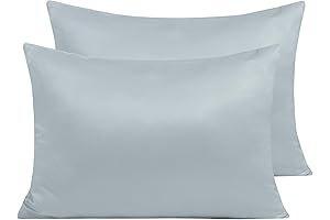 Zippered Satin Pillowcases for Hair and Skin - Provides Anti-Aging, Anti-Wrinkle Beauty Sleep