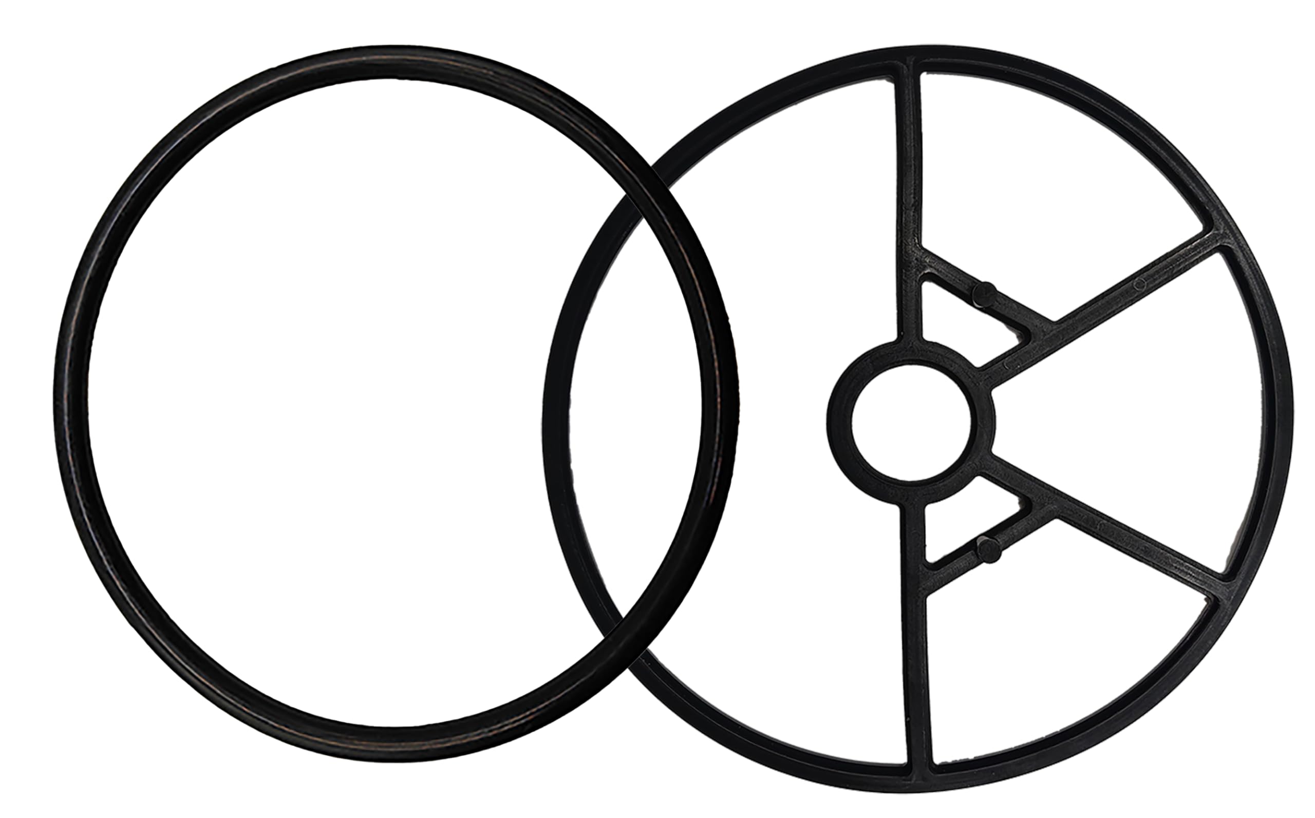 SPX0714L Cover O-Ring and SPX0714T Spider Gasket Fits for Hayward Vari-Flo XL 1.5 Inch Multiport Valve and SPX0714CA Diverter Valve Black