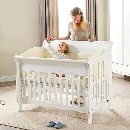 Boori Sleigh Royale Lit Bebe En Chene Anglais Amazon Fr Bebes Puericulture
