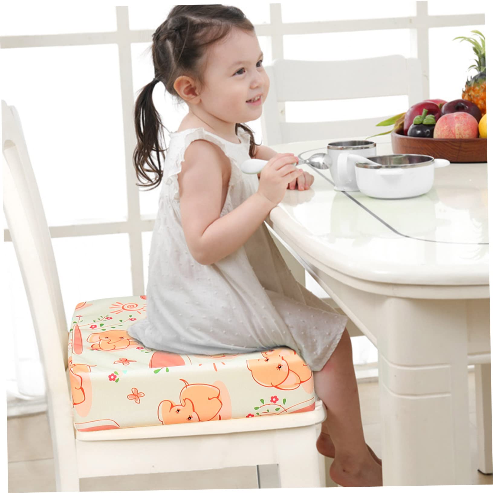 TOYANDONA Cojín Elevador Para Silla De Comedor Colchón Creciente Almohada Para Niños Almohadilla De Aumento De Silla Niño Pequeño Material De Poliéster Impermeable. Viajar Asiento