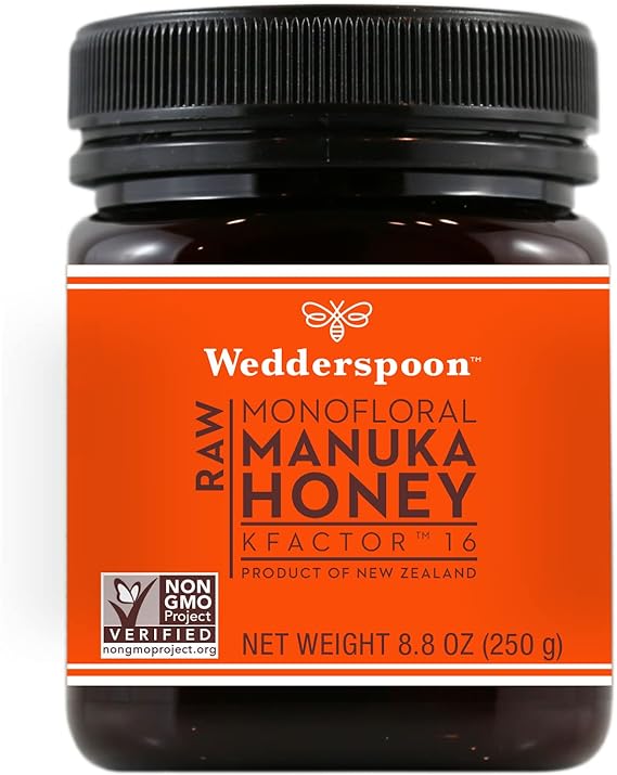 Wedderspoon 100 Percent Raw Premium Manuka Honey, 249.47g Amazon.in