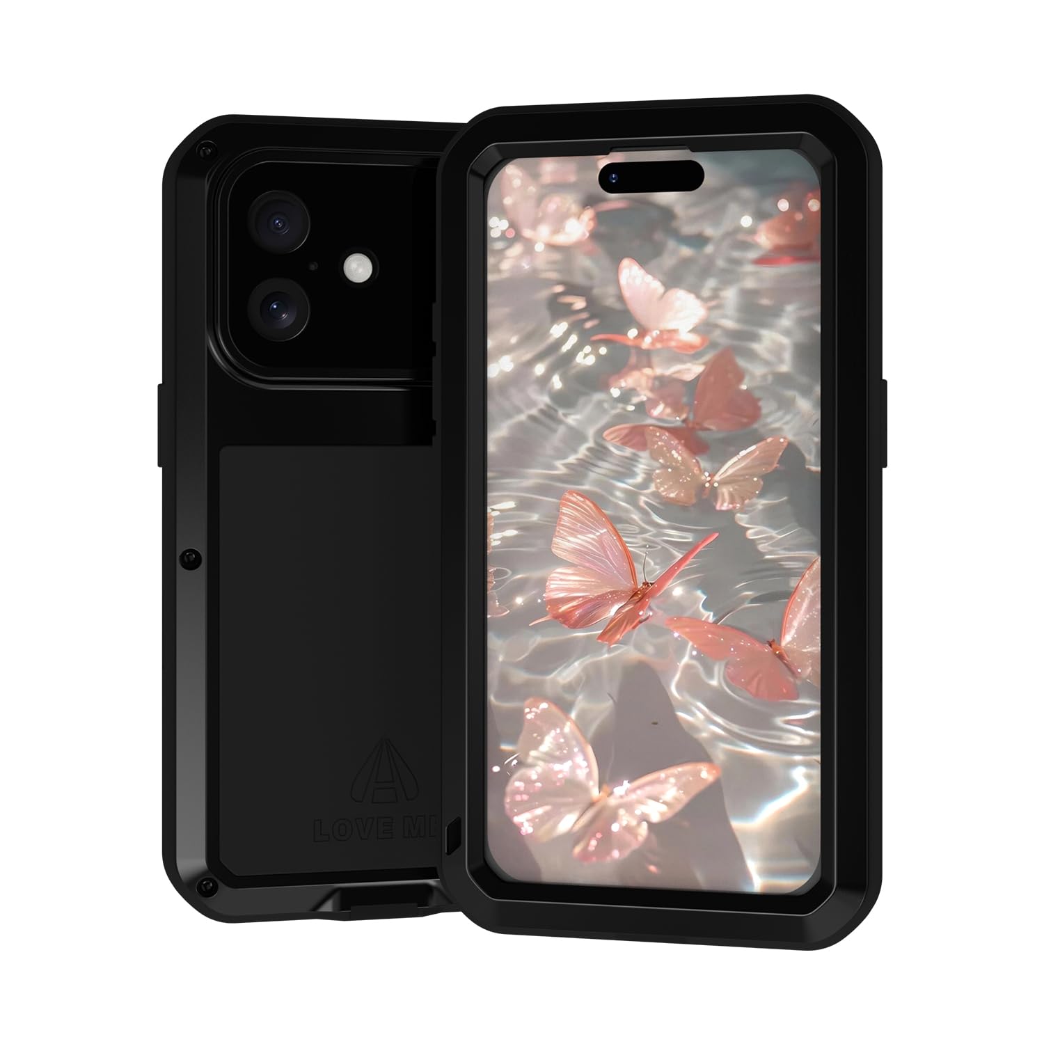 Coque iPhone 17 LOVE MEI évite écran cassé métal robuste - 8
