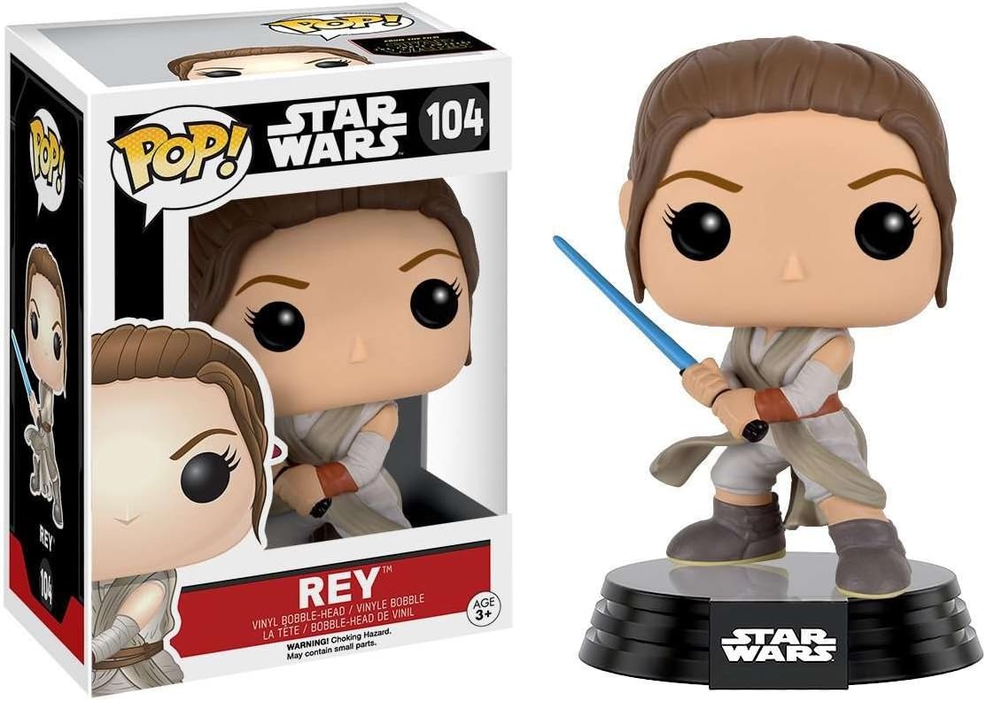 Funko POP Star Wars: Episode 7: The Force Awakens Figure - Rey with Lightsaber