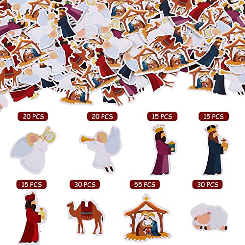 200Pcs Christmas Confetti, Religious Holy Nativity Table Party Supplies - Manger Scene Tissue Paper Table Decorations Set For Christians’ Xmas #TOP5
