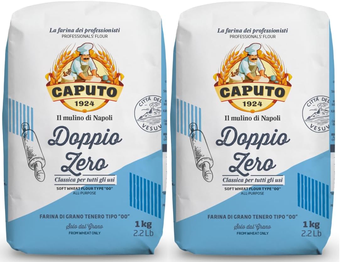 Classic All-Purpose Flour (Doppio Zero) - 2.2 LB (1 KG) - 2 Pack