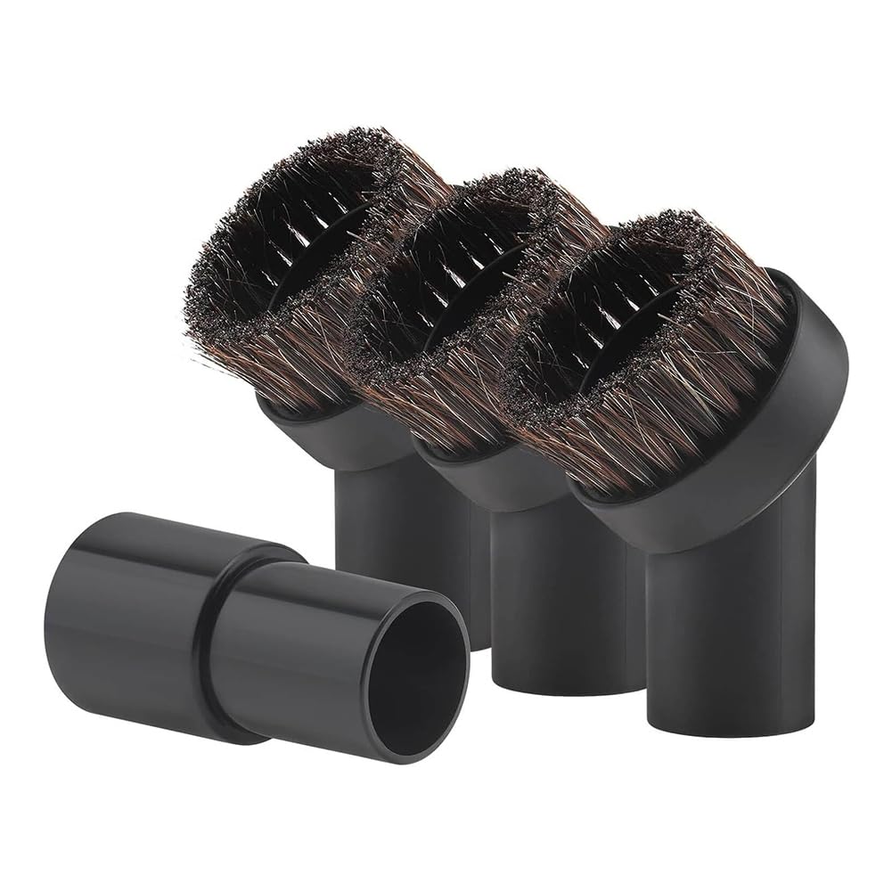 CTRLZS Horse Hair Vacuum Brush Universal Vacuum Attachments with Horse Hair and Universal Adapter