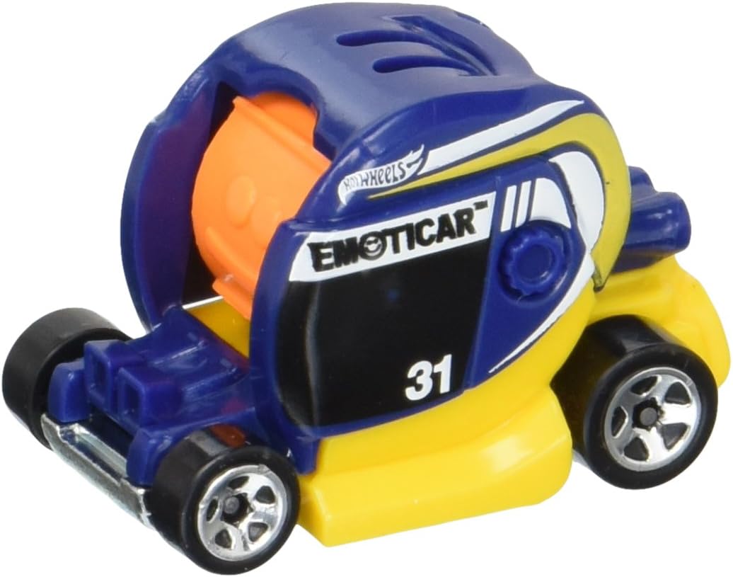 Hot Wheels 2017 Experimotors Emoticar 122/365, Blue and Yellow